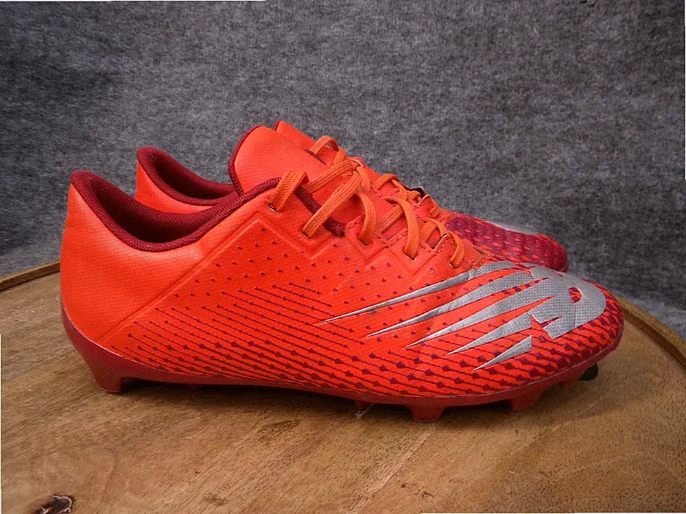 New Balance Kids Furon FG Soccer Cleats JSF3TFC6 Flame/Red Size 4 US