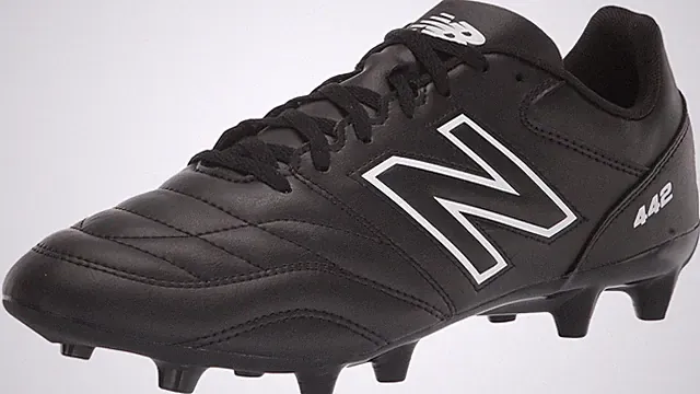 New Balance Men's 442 Academy Fg V2 Soccer Shoes 10 Wide Black/White