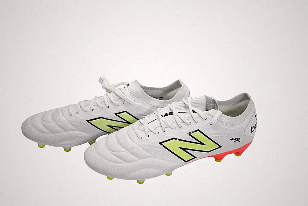 New Balance Shoes Mens Size 11.5 White 442 Elite Soccer Cleats FG MS41FEB2