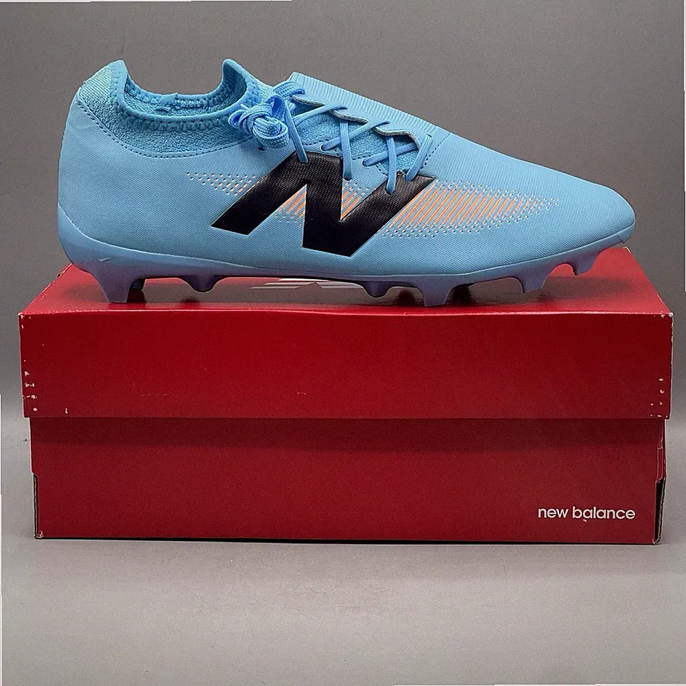 New Balance Soccer Cleats Men's 6.5 Furon V7+ Dispatch FG Blue Orange SF3FS75