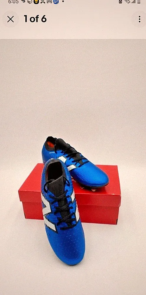 New Balance Tekela Magia Low Laced FG V4+ Soccer Cleats Men Size 4.5