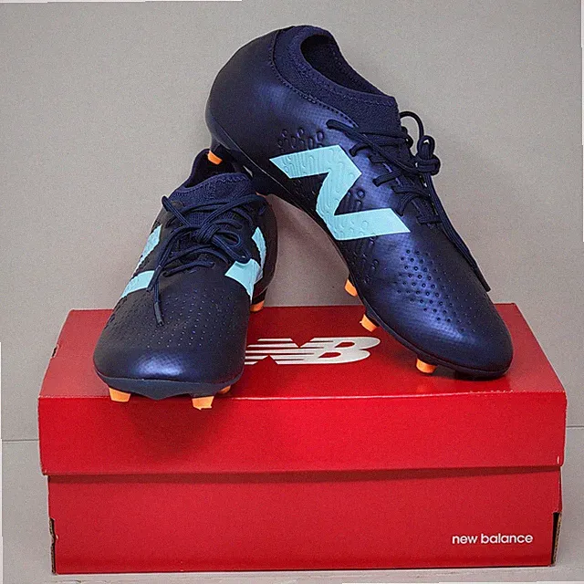 New Balance Tekela Magique FG V4+ ST3FN45 Mens Size 6.5 Navy Soccer Cleats New