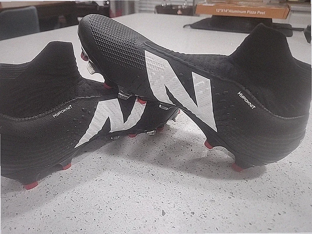 New Balance Tekela Pro FG V4+ Size 6.5 Mens Black White Red Soccer Cleats $215