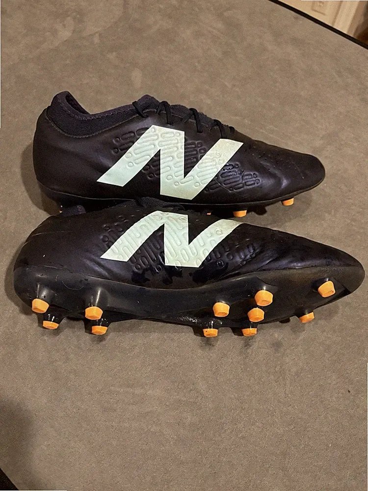 New Balance Tekela V4+ Magique FG Navy Sky Blue ST3FN45 Soccer Cleats Mens Sz 10
