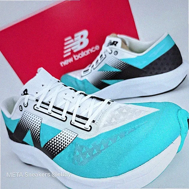 New Balance US 9 Men's White Green Black Runner FuelCell Pvlse v1 MFCNPCW New