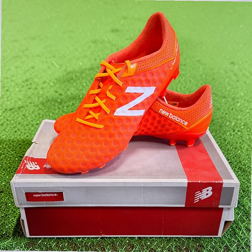 New Balance Visaro Control FG Firm Ground Men's Soccer Cleats Orange US Size 8