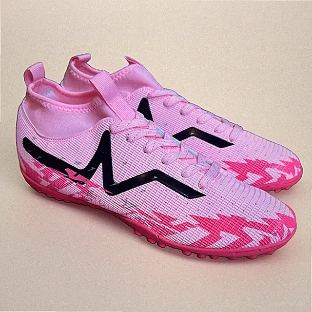 NEW Biayvisas Pink Indoor Soccer Football Cleats Mens 10 10.5
