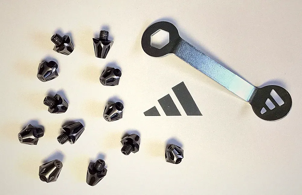 New Black Set w/Tool Adidas 2026 SG-Lite Metal Soccer Studs Soft Ground SGLite