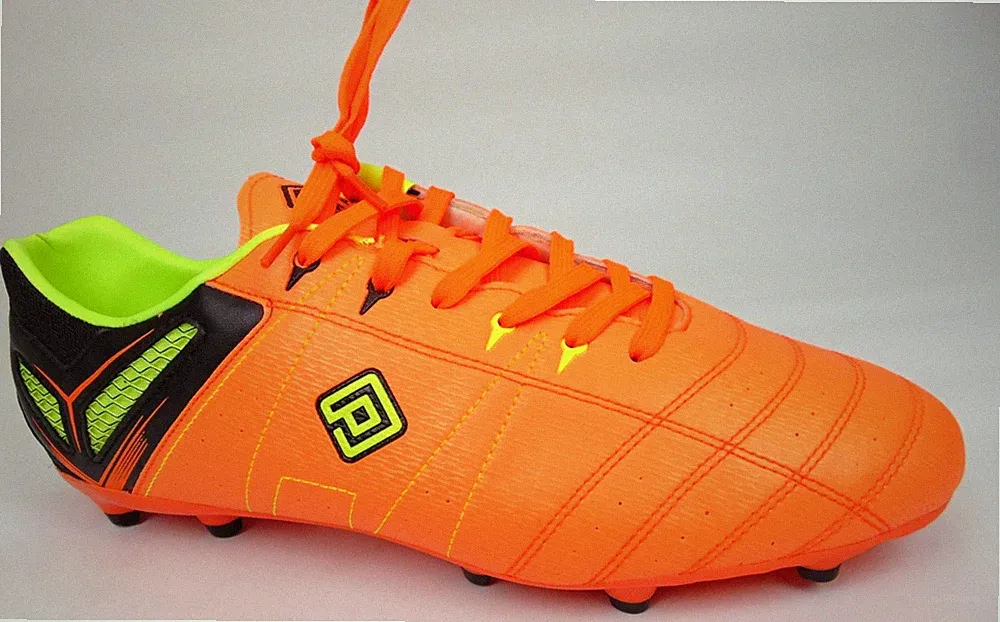 NEW! DREAM PAIRS Men's Soccer Cleats Outdoor Football Shoes Size 13.0 M, Orange