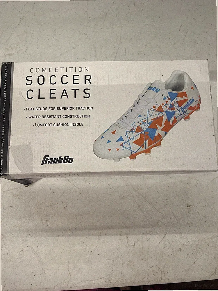 New Franklin Kids Soccer Cleats Size 13 Youth Orange Blue White Unisex Football