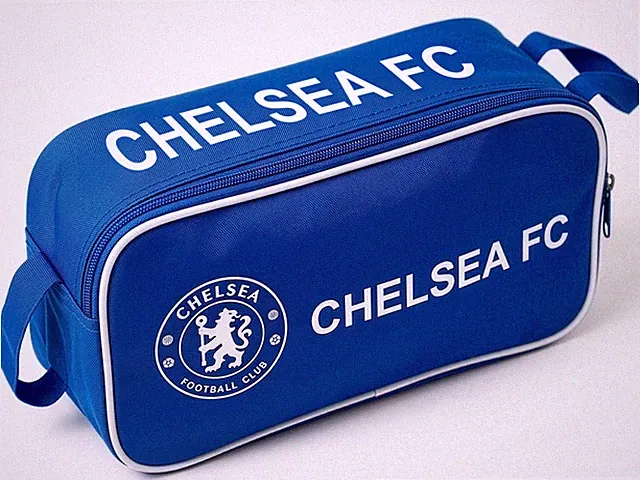 New Icon Sports Chelsea FC Shoe Bag Blue White 100% Polyester Official Licensed