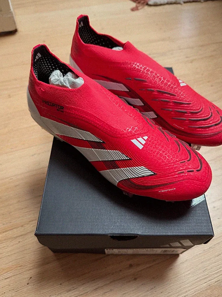 New in Box Adidas Predator Elite LL FG Soccer Cleats -US 5.5 Mens Lucid Red