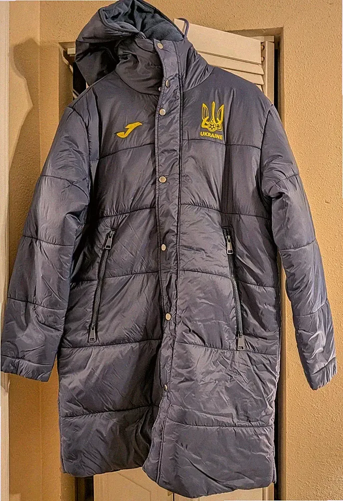 New Joma Football Ukraine Winter Puffer Training Jacket/Anorak - Mens Small
