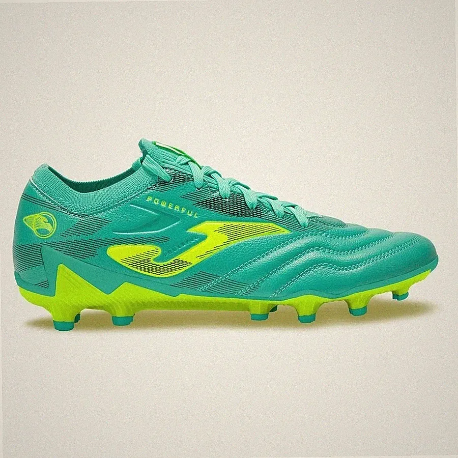 New Joma Powerful Mens Firm Ground Soccer Cleats Turquoise 7.5-9.5 POWS2507FG
