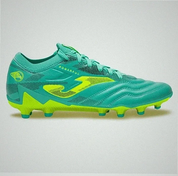 New Joma Powerful Mens Firm Ground Soccer Cleats Turquoise 9.5 size POWS2507FG