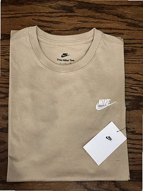 *NEW* Men NIKE ESSENTIAL SPORTSWEAR CLUB TEE KHAKI (AR4997 248), Sz SM - 3XL 👍
