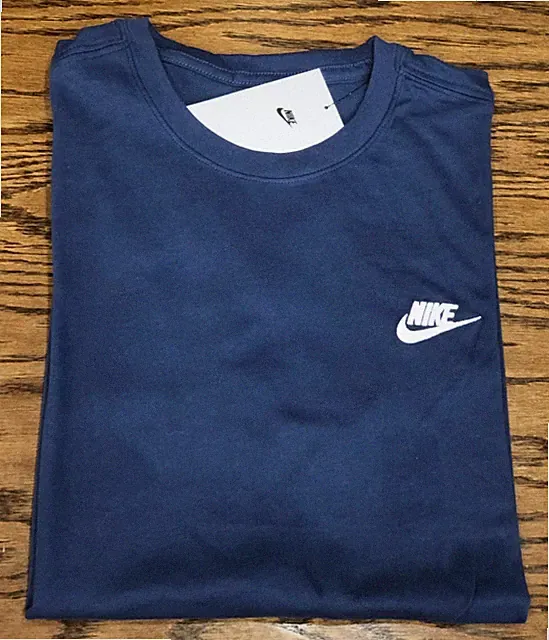 *NEW* Men NIKE ESSENTIAL SPORTSWEAR CLUB TEE MIDNIGHT NAVY (AR4997 410) 👍
