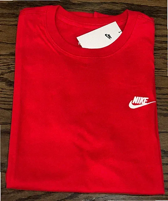*NEW* Men NIKE ESSENTIAL SPORTSWEAR CLUB TEE UNIVERSITY RED (AR4997 657) 👍