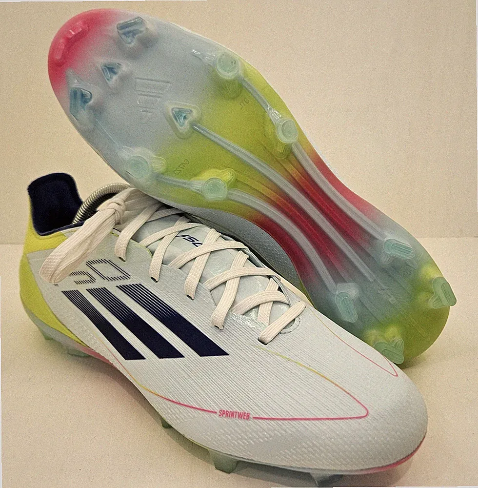 NEW Men's 10 Women's 11 adidas F50 Pro FG Soccer Cleats Football White Blue