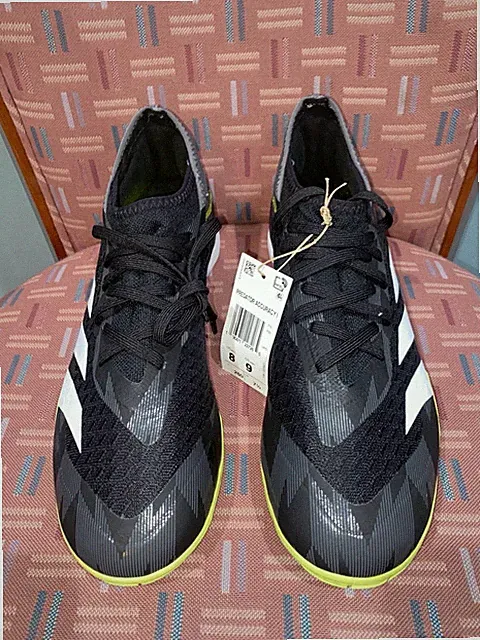 New Men’s 8 Adidas Predator Accuracy Injection.3 Indoor Soccer Shoes IG6271