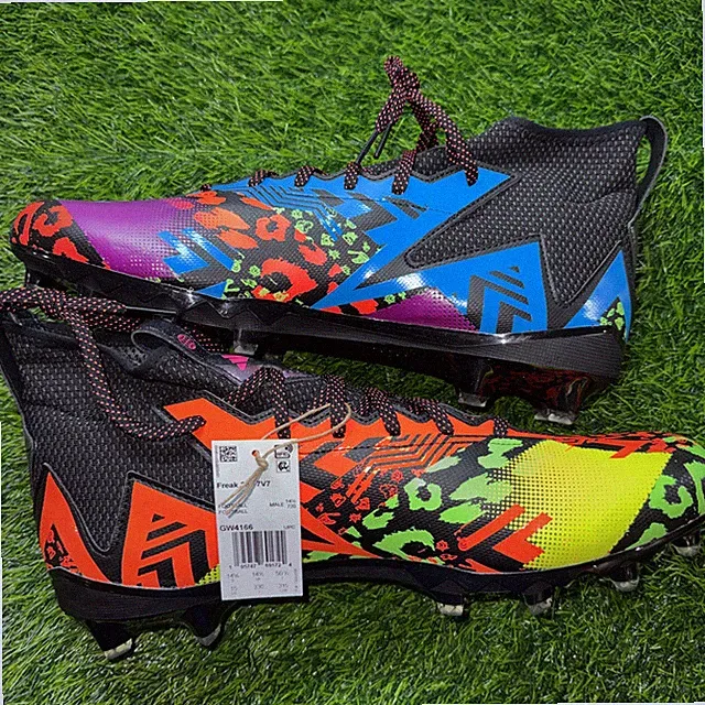 NEW Men's Size 15 Adidas Freak 23 7V7 "MISMATCH" FOOTBALL CLEATS - GW4166