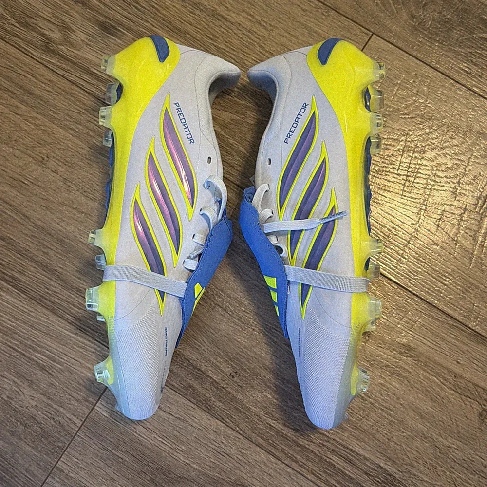 NEW Men SZ 8.5 adidas Predator Pro Fold Over Firm Ground Soccer Cleats JS0951