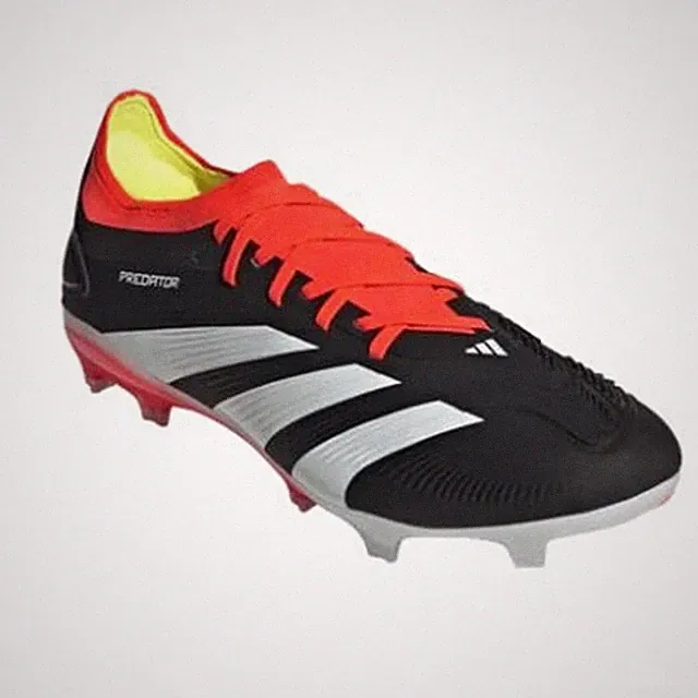 New Mens Adidas Predator Pro FG Soccer Cleats IG7777 Black/Solar Red - Pick Size