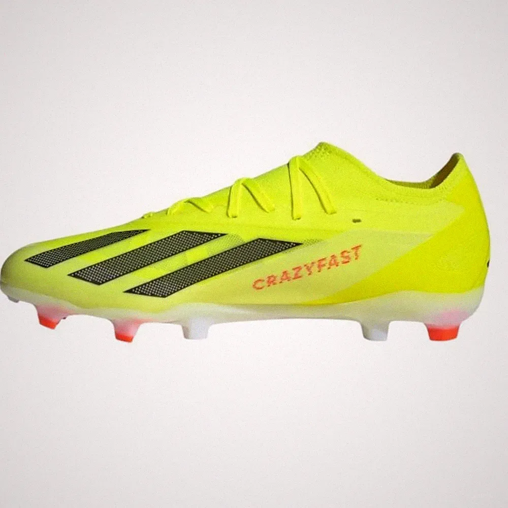 New Mens Adidas X Crazyfast Pro FG Soccer Cleats IG0601 Yellow/Black - Pick Size