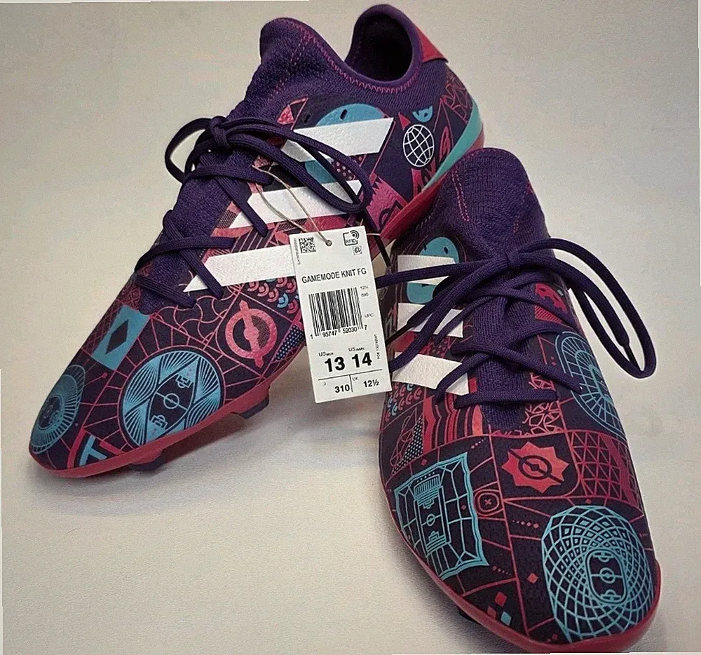 New Mens Size 13 ADIDAS Gamemode FG Knit Soccer Cleats