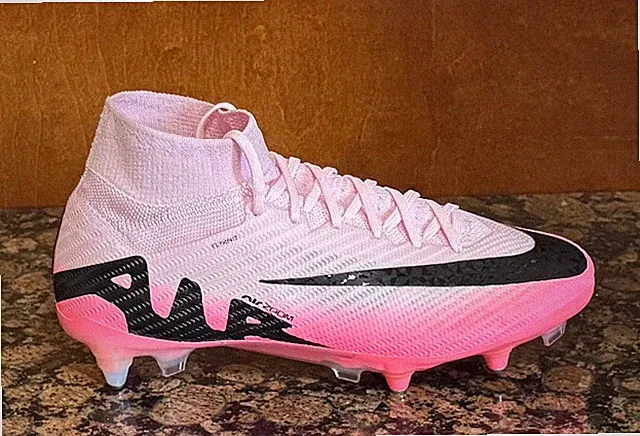 New! Mens US 6 NIKE ZOOM MERCURIAL SUPERFLY 9 ELITE SG-PRO ACC ANTI-CLOG PINK