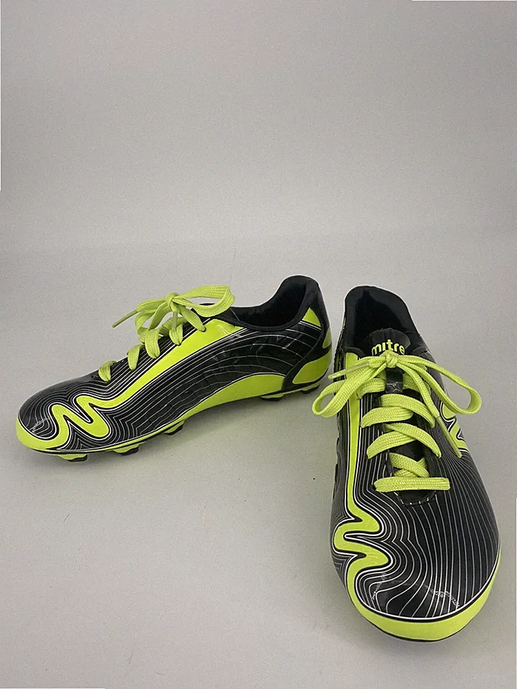 New Mitre Soccer Cleats Phoenix X Bridge Black & Green Sz 5