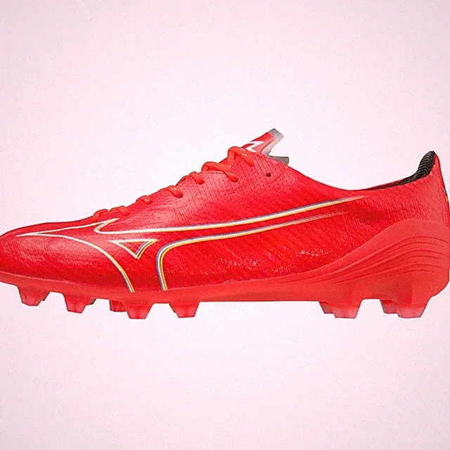 NEW MIZUNO Alpha ELITE P1GA2362 64 Red Soccer Cleats Unisex Ship From Japan