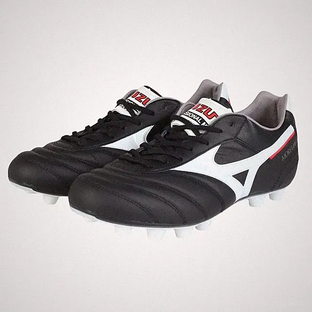 NEW Mizuno Morelia II Japan Soccer Cleats Black/White P1GA2500 From Japan