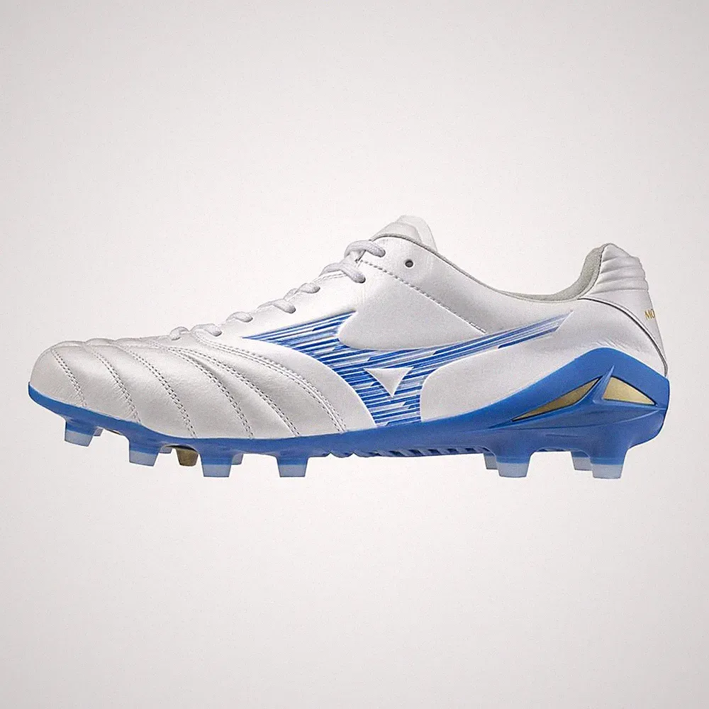 NEW Mizuno Soccer Cleats Monarcida NEO 3 ELITE Wide Lightweight White/Blue Japan