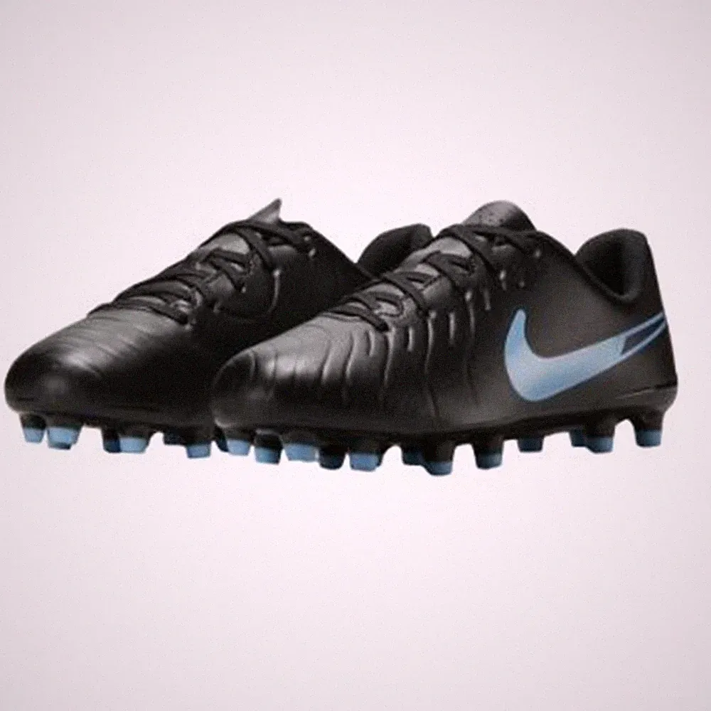 New Nike Jr Tiempo Legend 10 Club MG Soccer Cleats DV4352-003 Black Sz 4Y