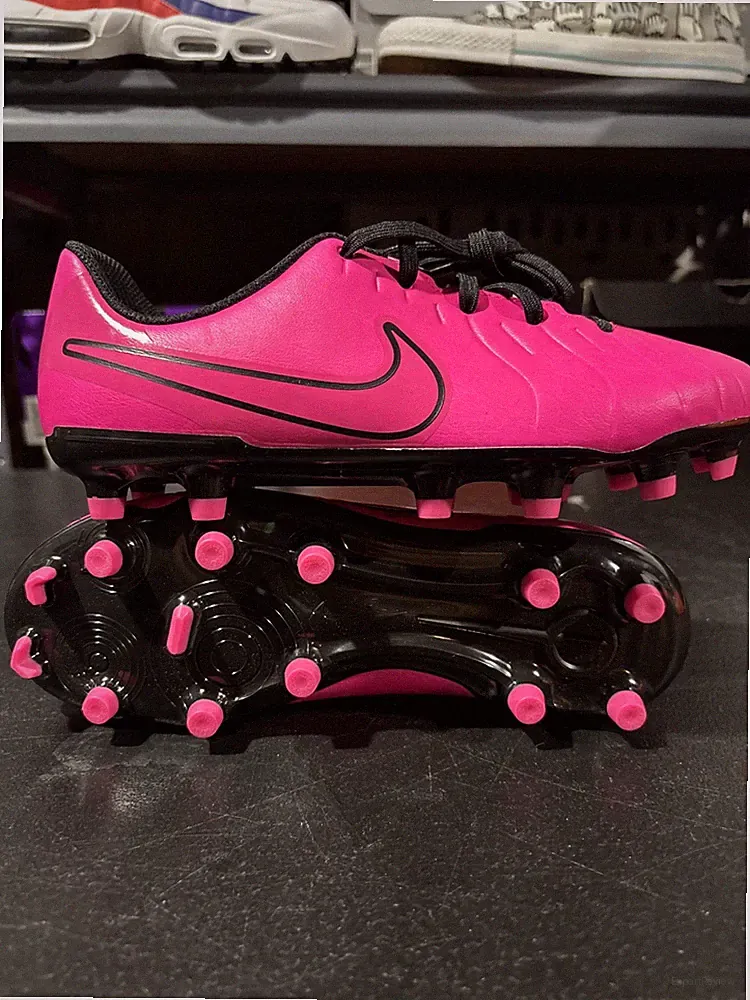 🔥NEW Nike Jr. Tiempo Legend 10 Club Women’s 6 FG AG Low Pink Soccer Cleats
