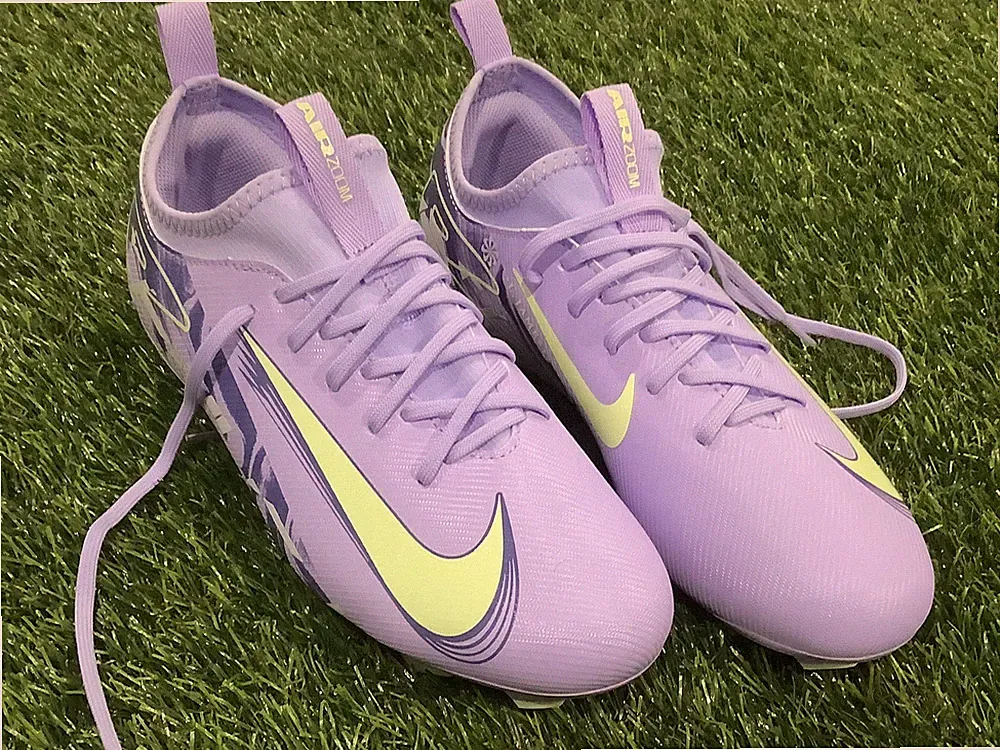 NEW Nike Jr Zoom Vapor 16 Academy Purple Soccer Cleats 3.5Y - SEE OUR FEEDBACK