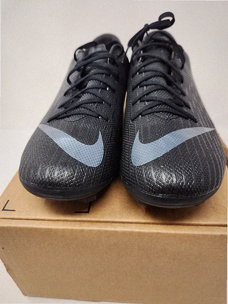 NEW Nike Men's Mercurial Lace Up Soccer Cleats Black Size 9.5 AR7375-001