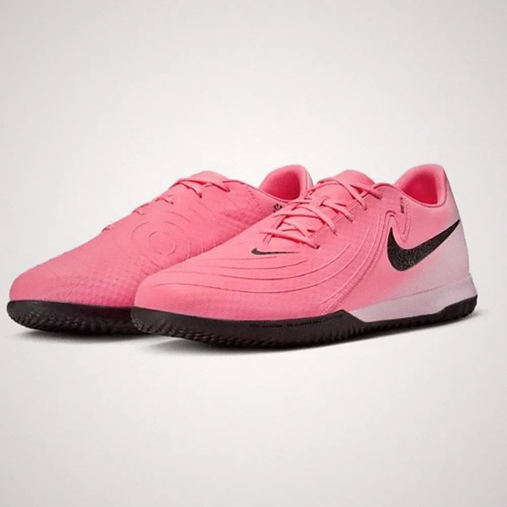 New Nike Men's Phantom GX 2 Academy IC Turf Soccer Cleats FJ2581-600 Pink/Black