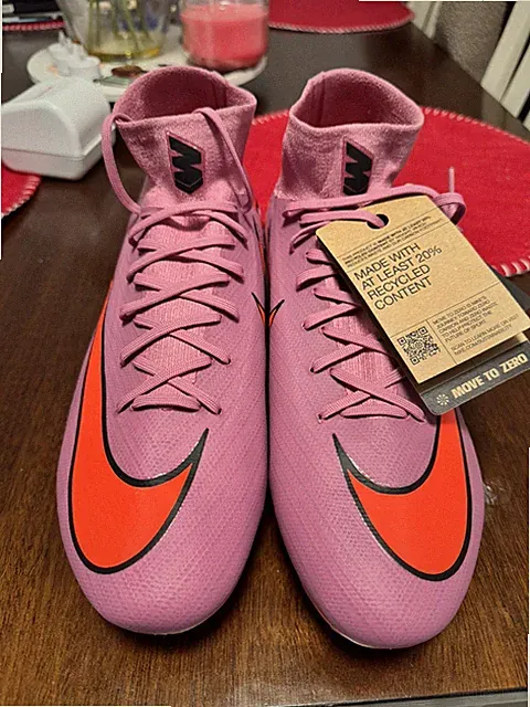 New Nike Mercurial Superfly 10 Pro Firm Ground Cleats. Size 11.5 -HF9433-600-8.5
