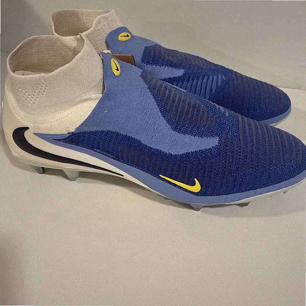 New Nike Phantom 6 High Elite SG Mens sz 13 Soccer Cleats Blue White IH1198 400