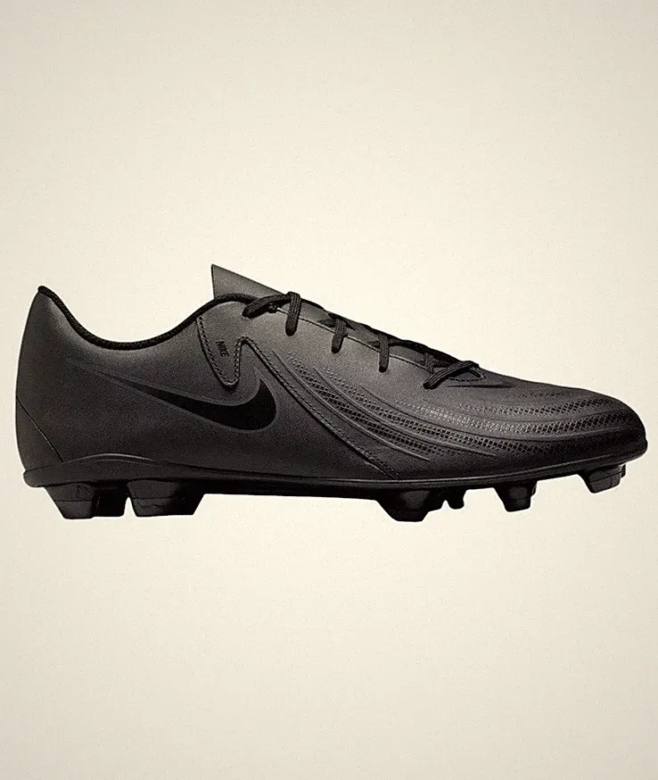 NEW Nike Phantom GX 2 Club FG/MG Soccer Cleats Black Size Men's 4.5 / Women's 6