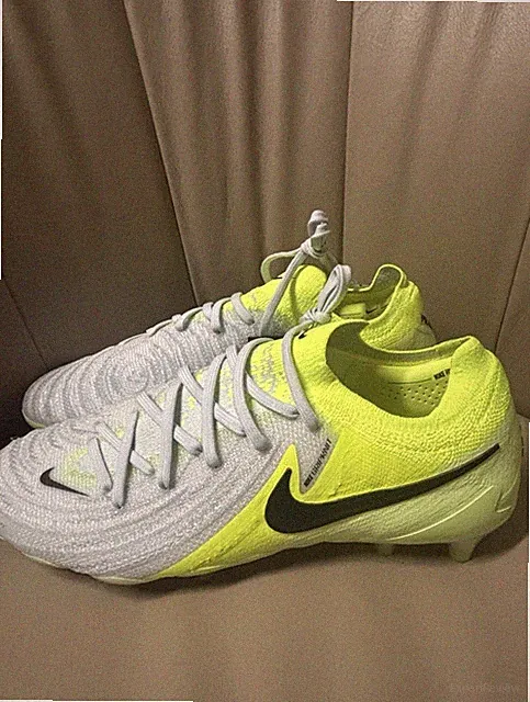 New Nike Phantom GX 2 Elite AG Metallic Silver Volt Soccer HF4357-003 Men’s Sz 8