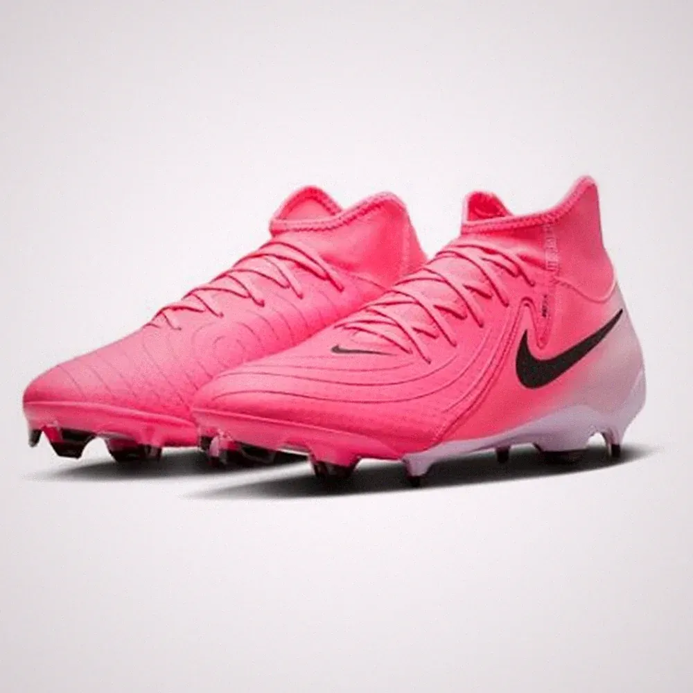 New Nike Phantom Luna 2 Academy MG High-Top Soccer Cleats FD6725-600 Pink Sz 12