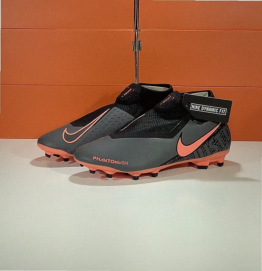 New Nike Phantom VSN Academy DF FG/MG AO3258-080 Men’s Size 8.5-13 Soccer Cleats