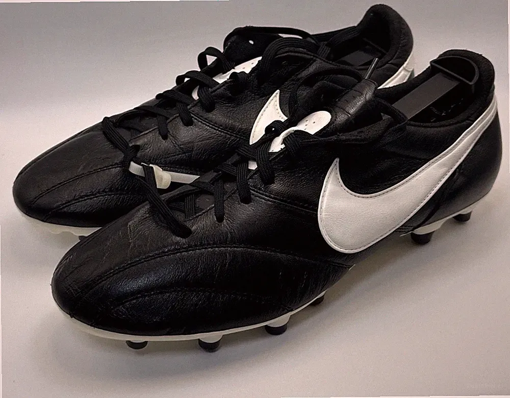 New Nike Premier FG Black Soccer Cleats Kangaroo Leather 599427 Men’s 5.5