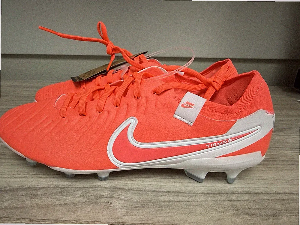 New Nike Tiempo Legend 10 Pro FG Soccer Cleats Hot Lava DV4333-800 Men’s Sz 9