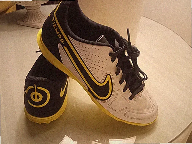 NEW Nike Tiempo Legend Shoes 6.5 Cleats TF White Yellow Strike 2021 - DA1193-107