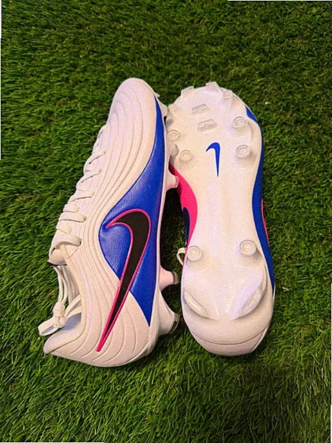 NEW Nike Tiempo Maestro Academy White Blue Soccer Cleat Men 7.5