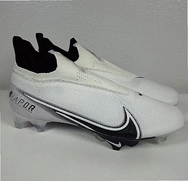 New Nike Vapor Edge 360 Elite Football Cleats White Black CV6282-108 Size 14.5